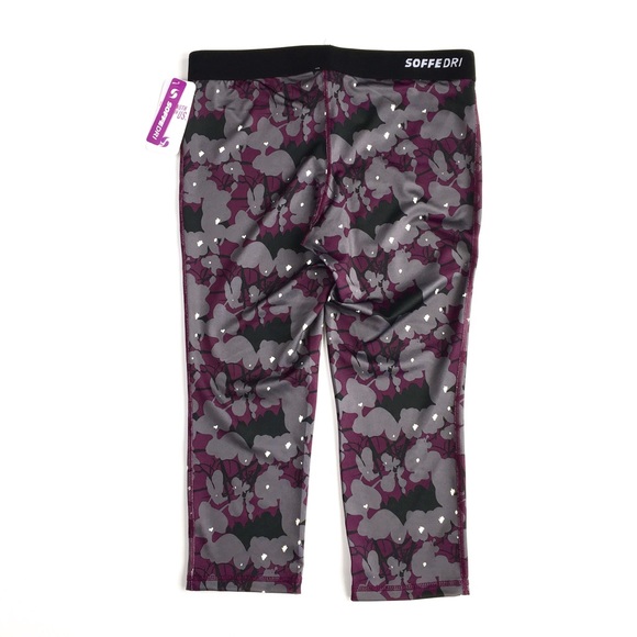 SOFFE Low-Rise Dri Active Capris, Midnight Bloom L - Picture 5 of 8